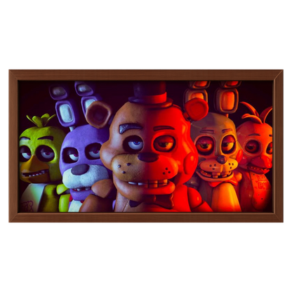 Recarga horizontal Estrecha Switch in Art impressa Videojuegos"Five Nights at Freddy's "La noche nunca termina""