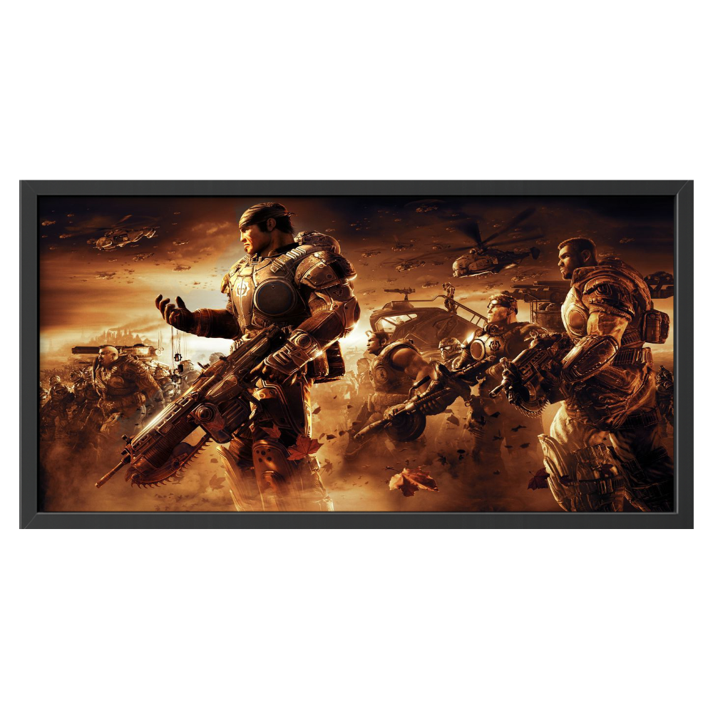 Recarga horizontal Estrecha Switch in Art impressa Videojuegos"Gears of War "