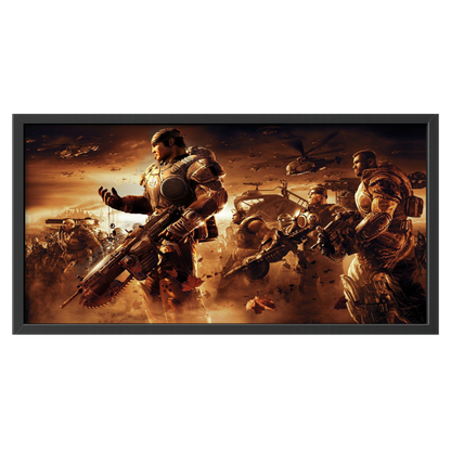 Recarga horizontal Estrecha Switch in Art impressa Videojuegos"Gears of War "