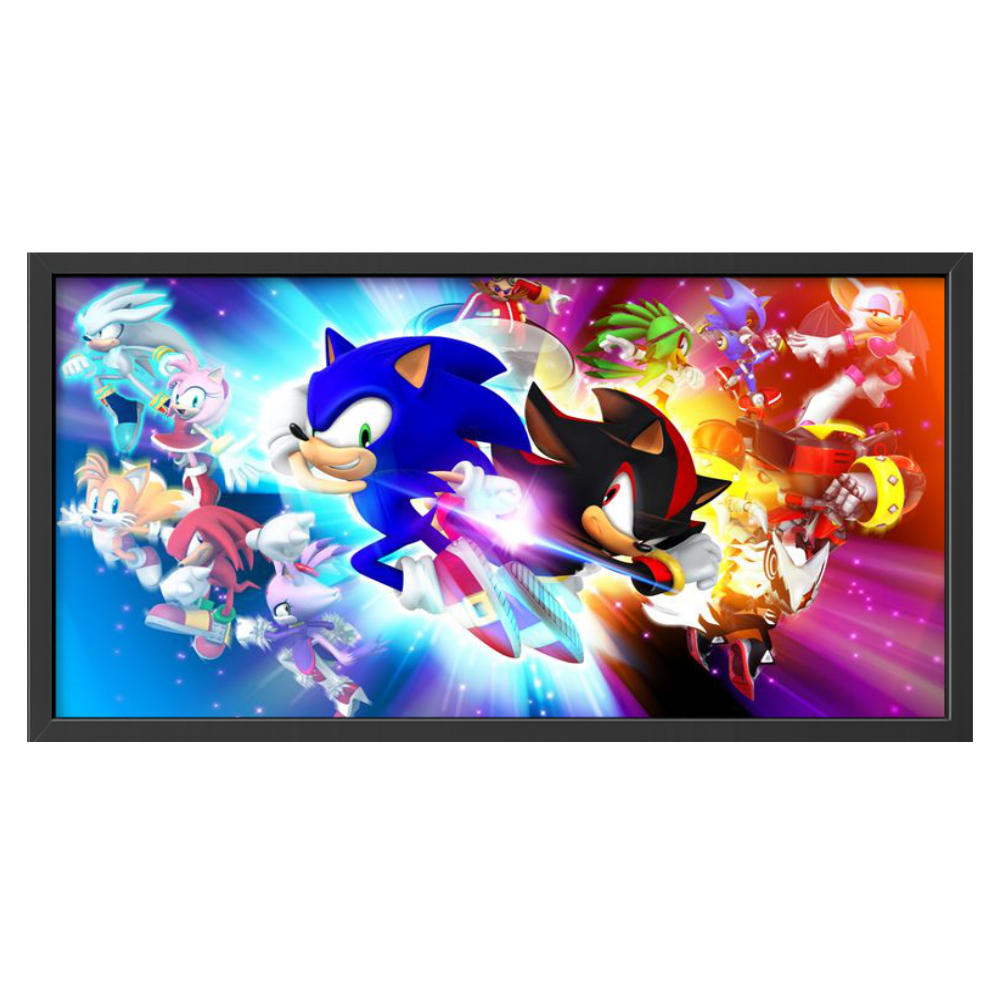 Recarga horizontal Estrecha Switch in Art impressa Videojuegos"Sonic"