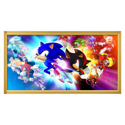 Recarga horizontal Estrecha Switch in Art impressa Videojuegos"Sonic"