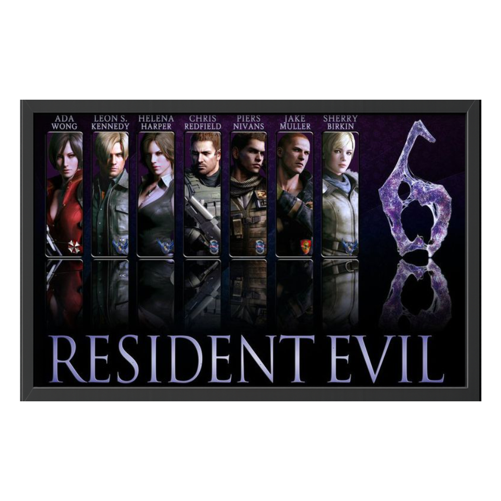Recarga horizontal Larga Switch in Art impressa Videojuegos"Resident Evil 6"