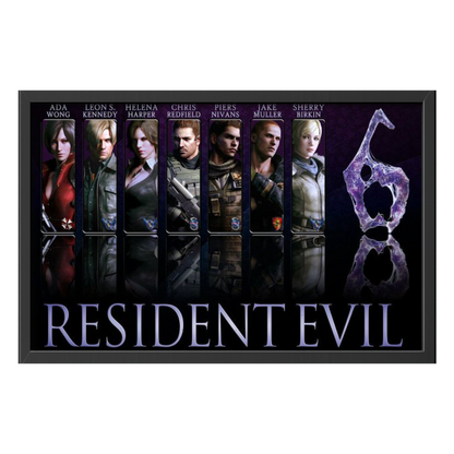 Recarga horizontal Larga Switch in Art impressa Videojuegos"Resident Evil 6"