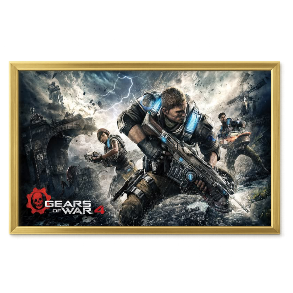 Recarga horizontal Larga Switch in Art impressa Videojuegos"Gears of War 4"