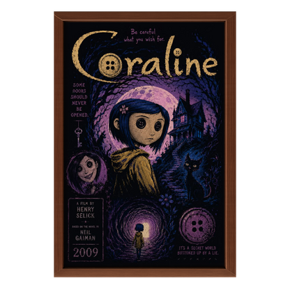 Recarga vertical Larga Switch in Art impressa pelicula " Póster ilustrado de Coraline "