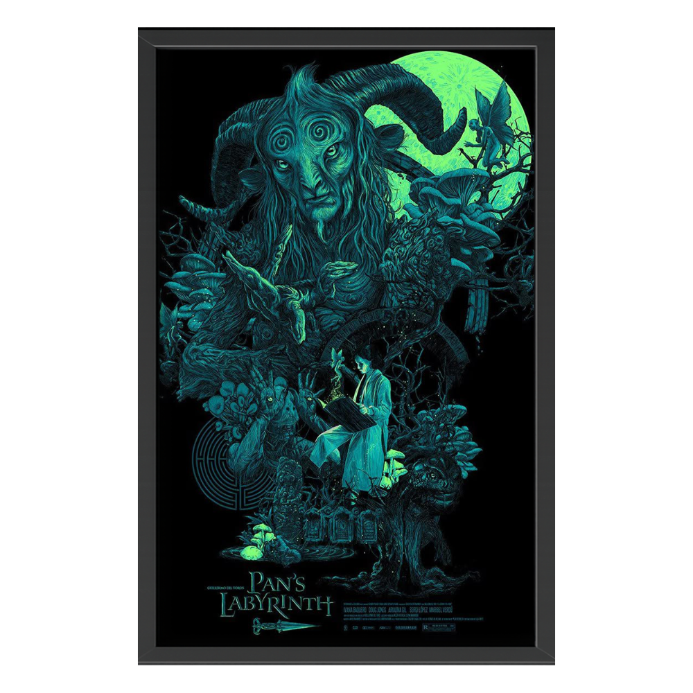 Recarga vertical Larga Switch in Art impressa pelicula "Póster ilustrado de El laberinto del fauno"