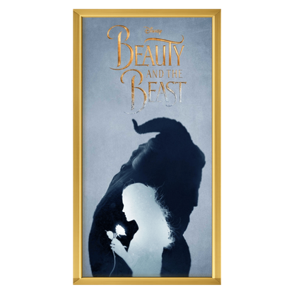 Recarga vertical Estrecha Switch in Art impressa pelicula " Póster oficial de La Bella y la Bestia "