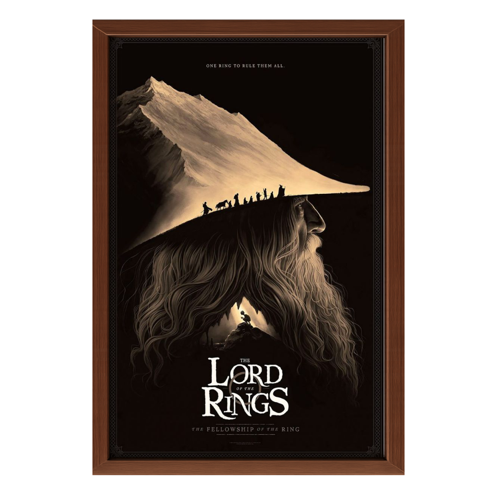 Recarga vertical Larga Switch in Art impressa pelicula "Póster ilustrado de El Señor de los Anillos"