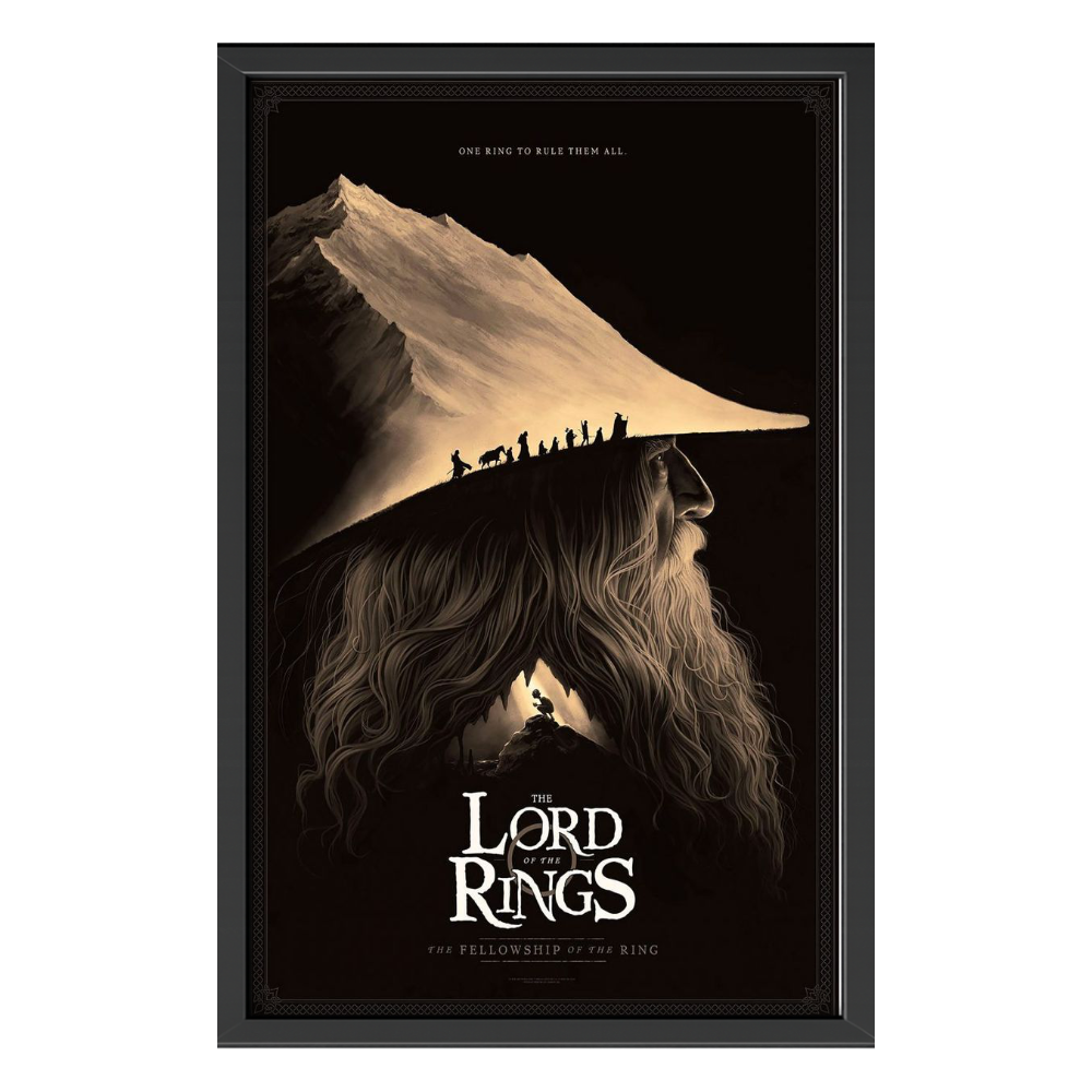 Recarga vertical Larga Switch in Art impressa pelicula "Póster ilustrado de El Señor de los Anillos"