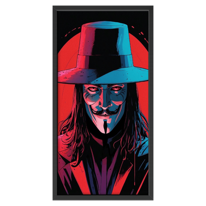 Recarga vertical Estrecha Switch in Art impressa pelicula "Póster ilustrado de V de Venganza"