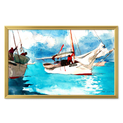 Recarga horizontal Larga Switch in Art impressa Pintura "The Lizzie"