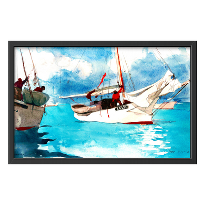 Recarga horizontal Larga Switch in Art impressa Pintura "The Lizzie"