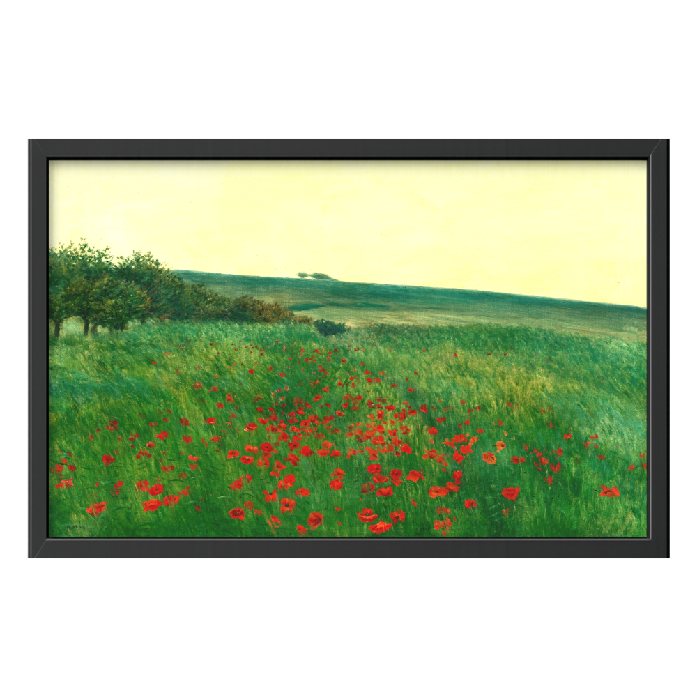 Recarga horizontal Larga Switch in Art impressa Pintura "Campo de amapolas"