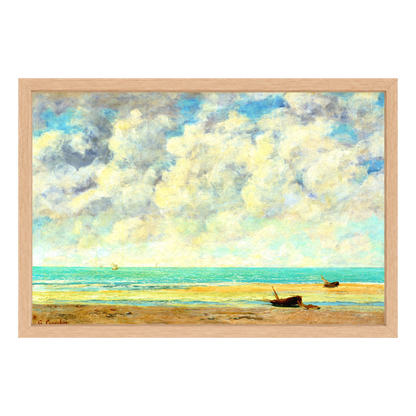 Recarga horizontal Larga Switch in Art impressa Pintura "Playa de Normandía"