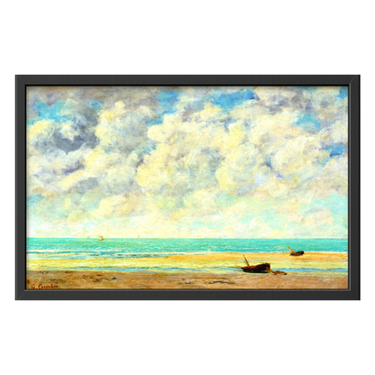 Recarga horizontal Larga Switch in Art impressa Pintura "Playa de Normandía"