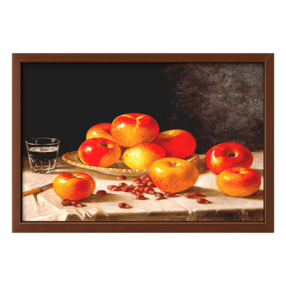 Recarga horizontal Larga Switch in Art impressa Pintura " Bodegón con manzanas y nueces "