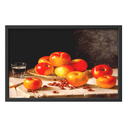 Recarga horizontal Larga Switch in Art impressa Pintura " Bodegón con manzanas y nueces "