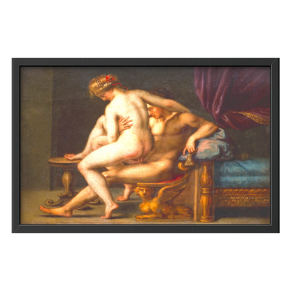 Recarga horizontal Larga Switch in Art impressa Pintura " Cupido y Psique"