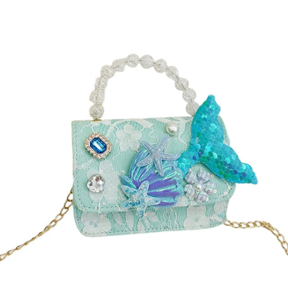 Bolso de Mano con Perlas para Niñas, Mini Bolso Bandolera, Estilo Moderno, para Regalo de Cumpleaños, Ligero, de Cuero PU