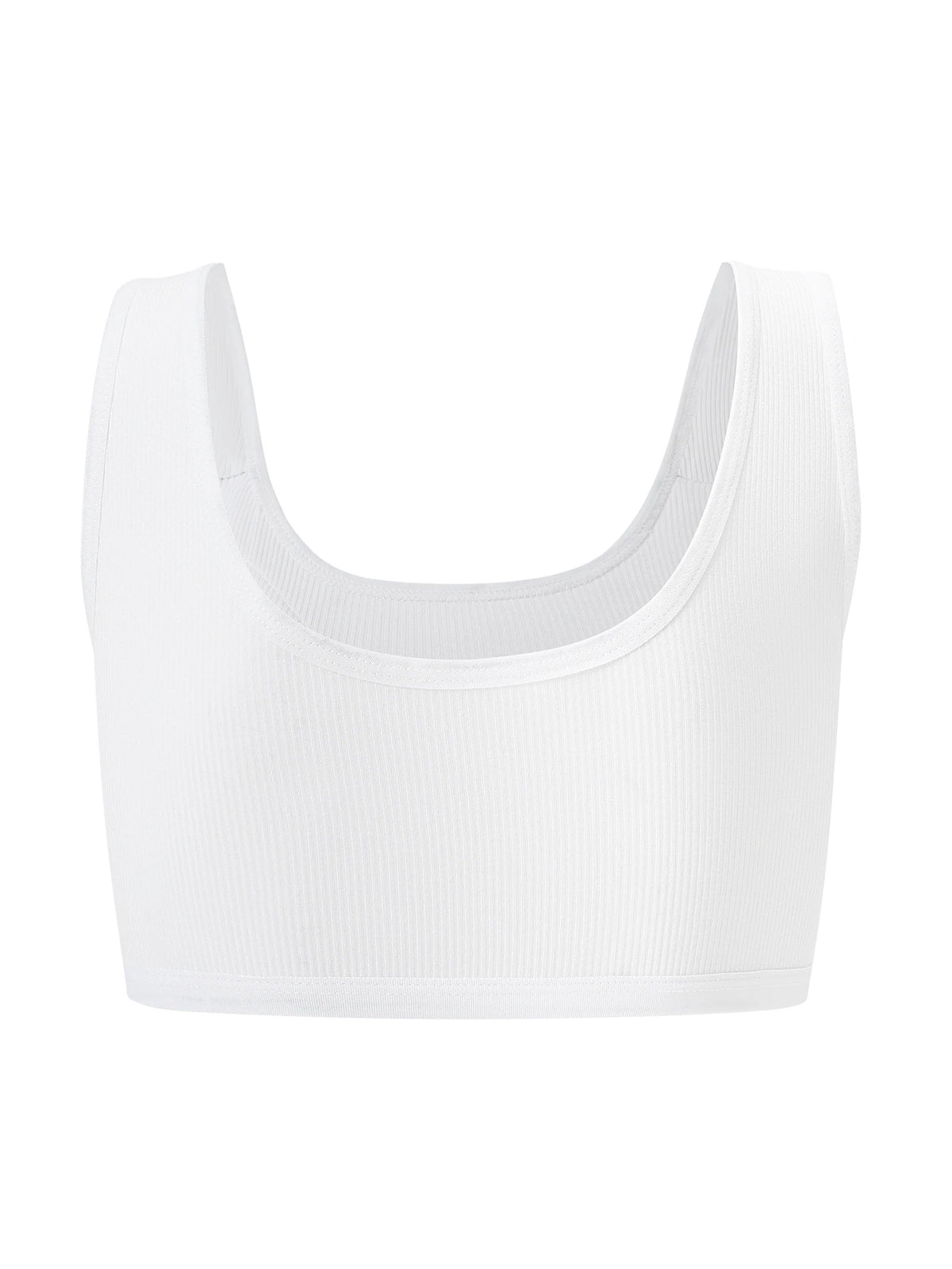 3 piezas de sujetador para niñas, ropa interior para niñas, copa fija no extraíble, cómoda correa ancha para el hombro