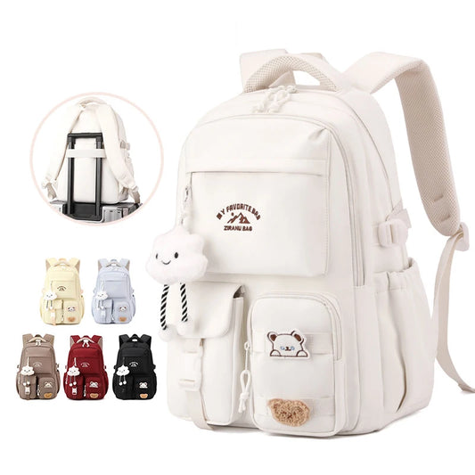 2025 mochilas escolares impermeables a la moda para chicas, mochilas ligeras para niños, mochilas escolares con estampado, mochilas escolares para niños, mochila
