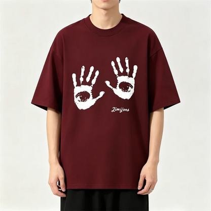 Camisetas de Verano 2026 con Estampado de Letras y Cuello Redondo para Hombre, Camisetas Oversize con Gráfico de Palmeras, Tops de Moda Gótica Vintage Streetwear Y2K