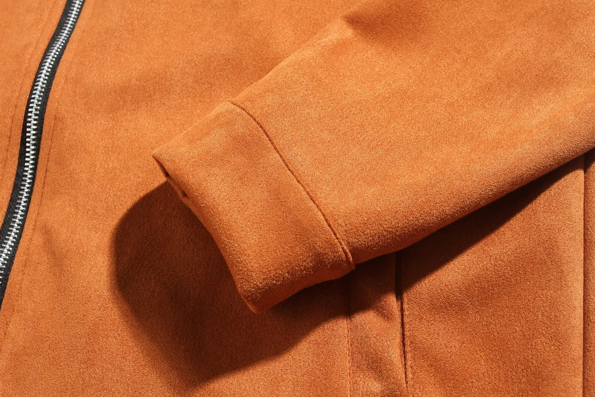 Autumn Winter Slim Fit Stand Collar Jackets Men Business Casual Zipper Solid Outwear Male Fashion Office Jacket Coat Cardigan