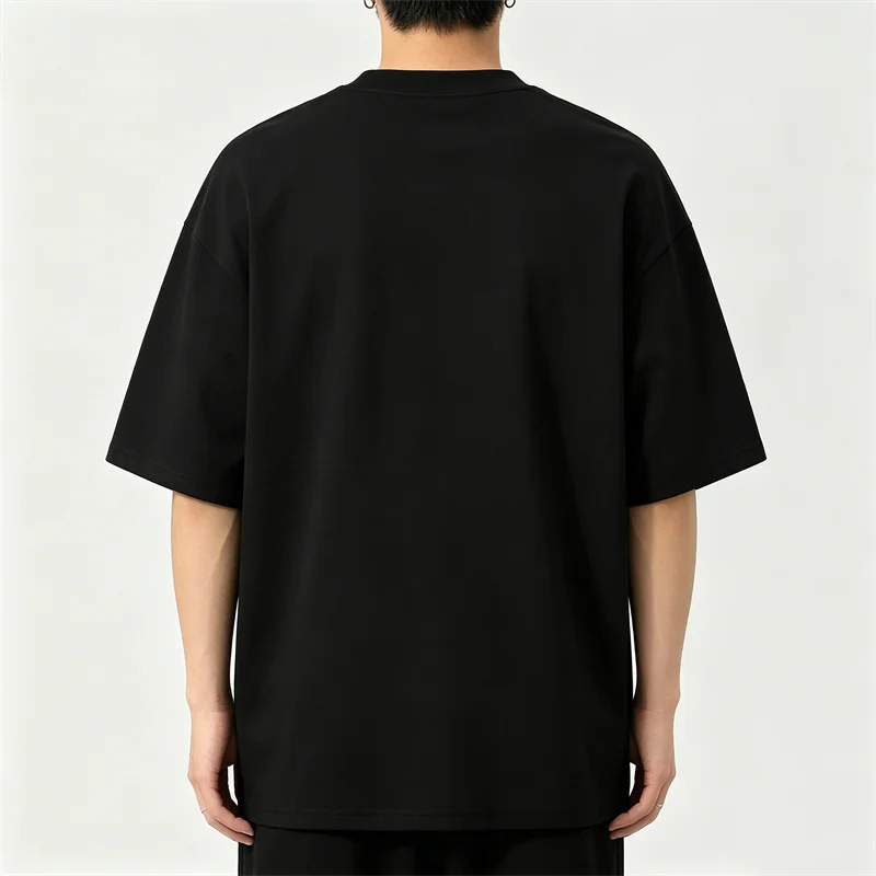 Camisetas de Verano 2026 con Estampado de Letras y Cuello Redondo para Hombre, Camisetas Oversize con Gráfico de Palmeras, Tops de Moda Gótica Vintage Streetwear Y2K