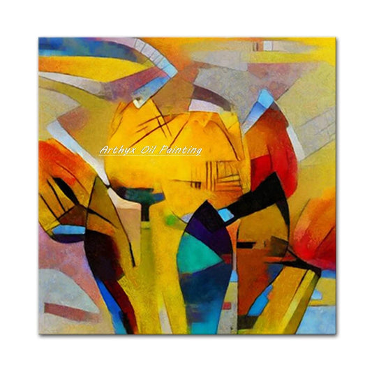 Arthyx, pintura al óleo de figura abstracta pintada a mano sobre lienzo, decoración moderna del hogar, decoración de la habitación, imagen artística de pared, el mejor póster de ilustraciones