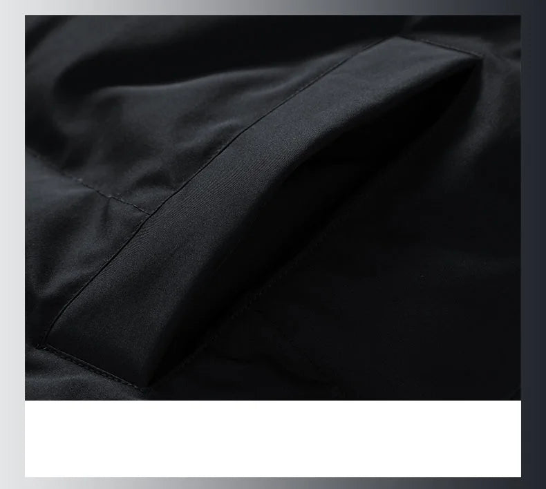2026 Winter Men Jacket Autumn Warm Fleece Fashion Thicke Cotton Padded Jackets Stand Collar Casual Coats Windproof Plus Size 6XL