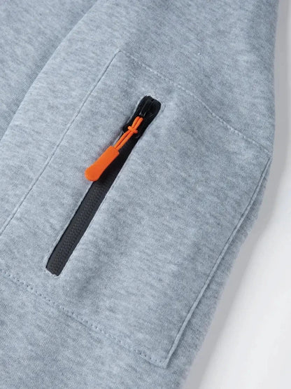 Sudaderas con capucha estampadas personalizadas para hombres y mujeres, ropa deportiva informal holgada con cremalleras, jerséis con capucha de manga larga con múltiples bolsillos
