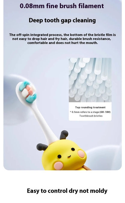 Lindo cepillo de dientes para bebé, cepillo de dientes suave, mordedor para madre y niño, herramientas de cuidado de la salud para niños, artículos para niñas, accesorios