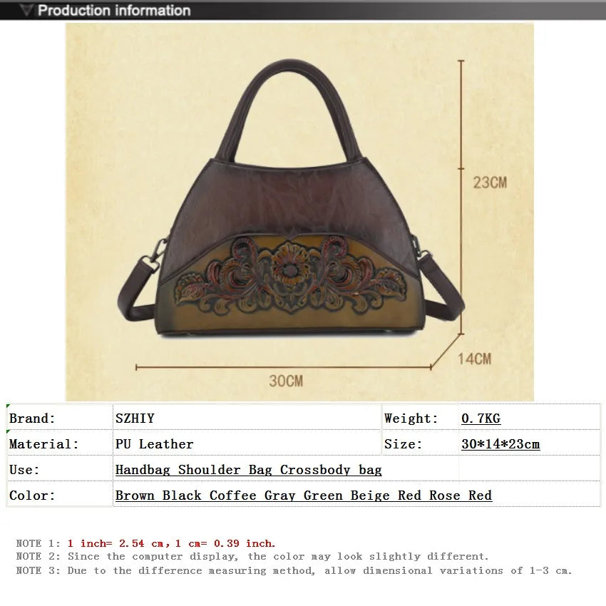 Bolso Retro de diseñador para personas mayores, bolso de hombro con relieve para oficina, regalo de alta calidad, bolso de viaje para mamá, bolso cruzado de lujo