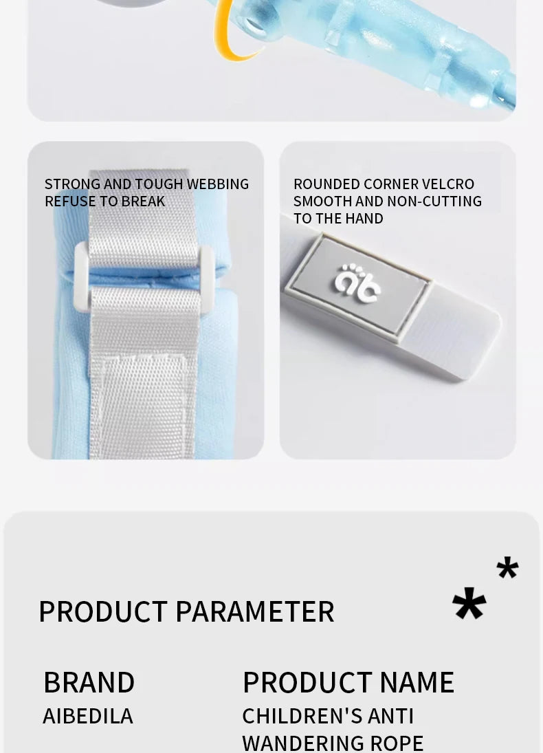 Pulsera antipérdida con bloqueo de seguridad de 1,5 m, pulsera para niños, cuerda de seguridad, pulsera para bebé, pulsera antipérdida para exteriores, cuerda de tracción