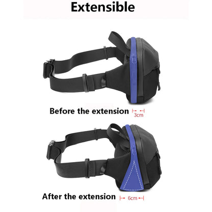 Riñonera de moda coreana para hombre, riñonera para deportes al aire libre, bolsa de pecho para hombre, bolsa cruzada, riñoneras de viaje para ciclismo, bolsa para teléfono móvil