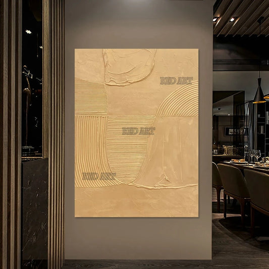 Pintura acrílica de líneas de textura de tamaño enorme, espesor, arte de pared acrílico sobre lienzo, artículo decorativo, nuevos murales modernos, + paquete Switch In Art completo