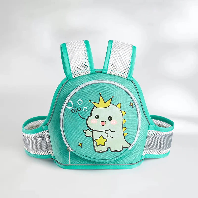 Cinturón de seguridad para niños, correa de ciclismo para coche eléctrico con almacenamiento, correas de protección para motocicleta, cinturón protector anticaída, Bandag ajustable