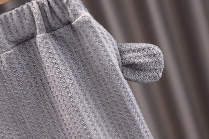 Ropa de oso para niños y niñas, chaleco de cuello redondo, pantalones cortos, chándales de dibujos animados para niños pequeños, moda de verano, nuevo conjunto de 2 piezas