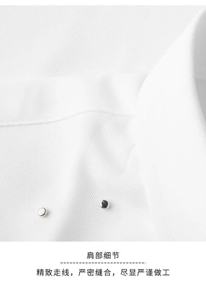 Camisa de Manga Larga Decorada con Pedrería para Hombre, Camisa de Vestir para Banquetes y Fiestas, Camisa Casual de Negocios, Camisa Masculina