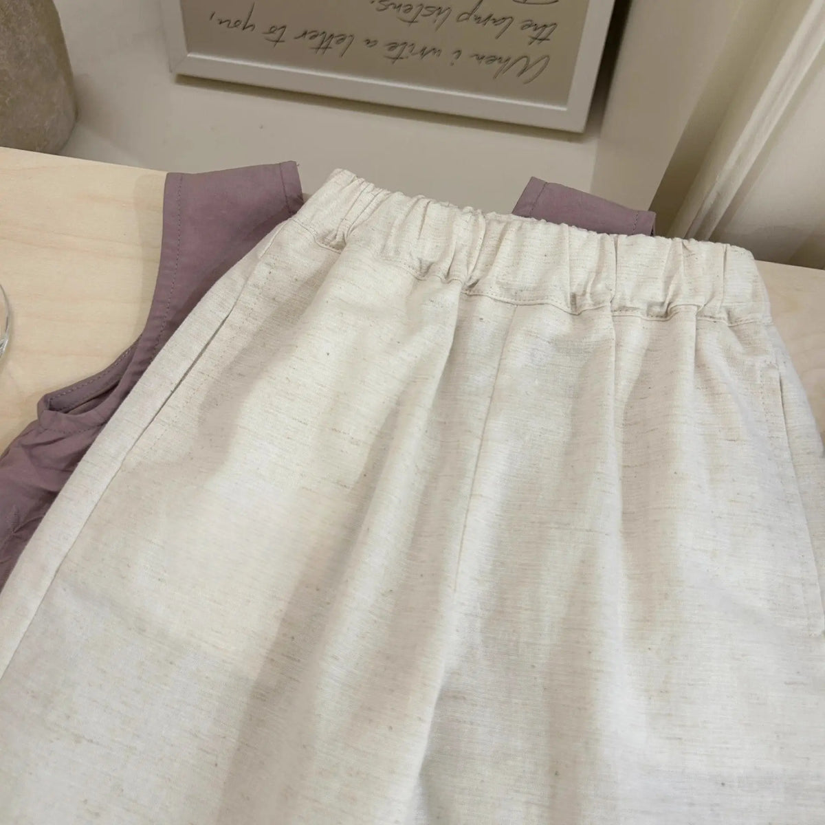 Conjuntos de ropa de verano para niñas, camiseta interior sin mangas para niños, camisa de muñeca + pantalones de pierna ancha antimosquitos con borde de encaje para bebé, conjuntos de 2 uds.