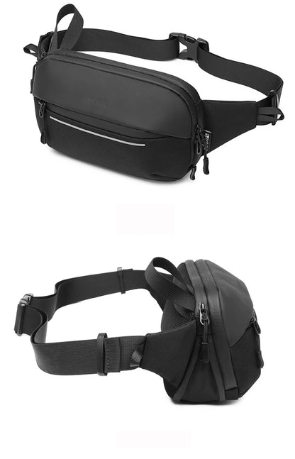 Riñonera de moda coreana para hombre, riñonera para deportes al aire libre, bolsa de pecho para hombre, bolsa cruzada, riñoneras de viaje para ciclismo, bolsa para teléfono móvil