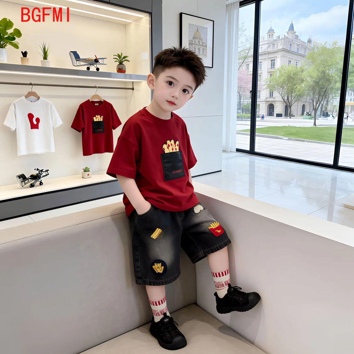 Conjunto de Ropa Casual de Verano 2026 para Bebés Niños, Camisetas de Dibujos Animados + Pantalones Cortos, 2 Piezas, Conjuntos de Moda Infantil de 2 a 11 Años