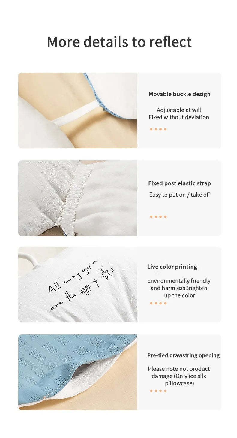Almohada de bebé de Color sólido, cama para recién nacido, almohada relajante, almohada multifuncional para dormir lateral rebotable, transpirable y cómoda