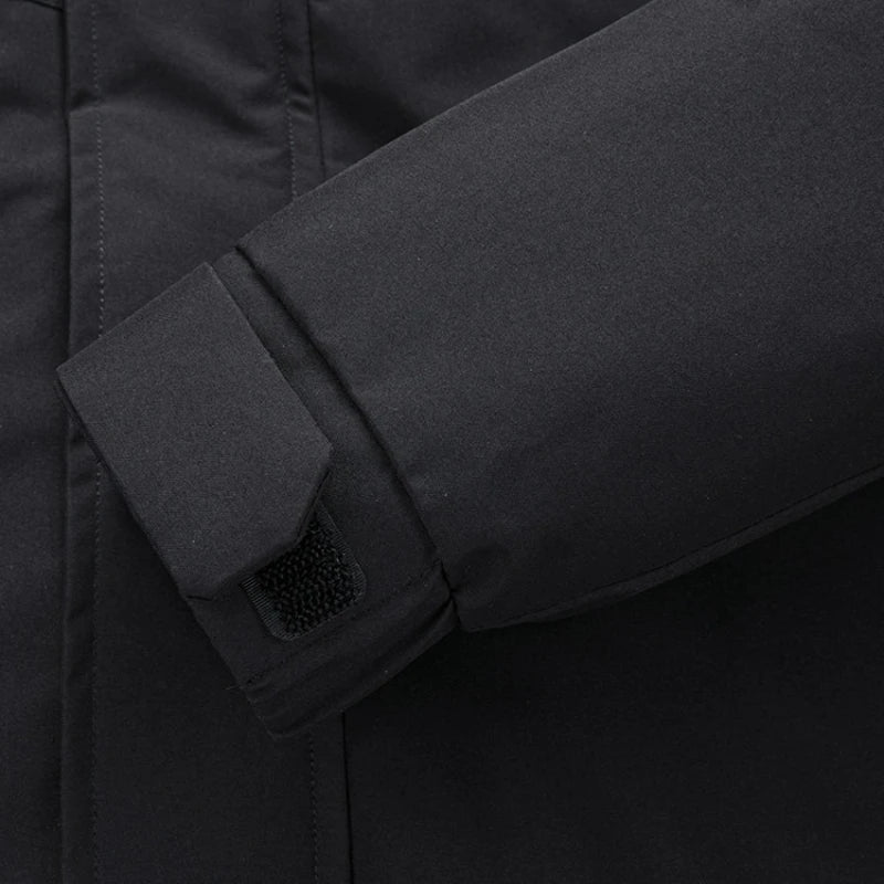 Chaqueta de algodón de mezcla de lana verde fluorescente de invierno 2025 para hombre - Chaqueta acolchada de algodón verde fluorescente (negro/rojo/caqui)