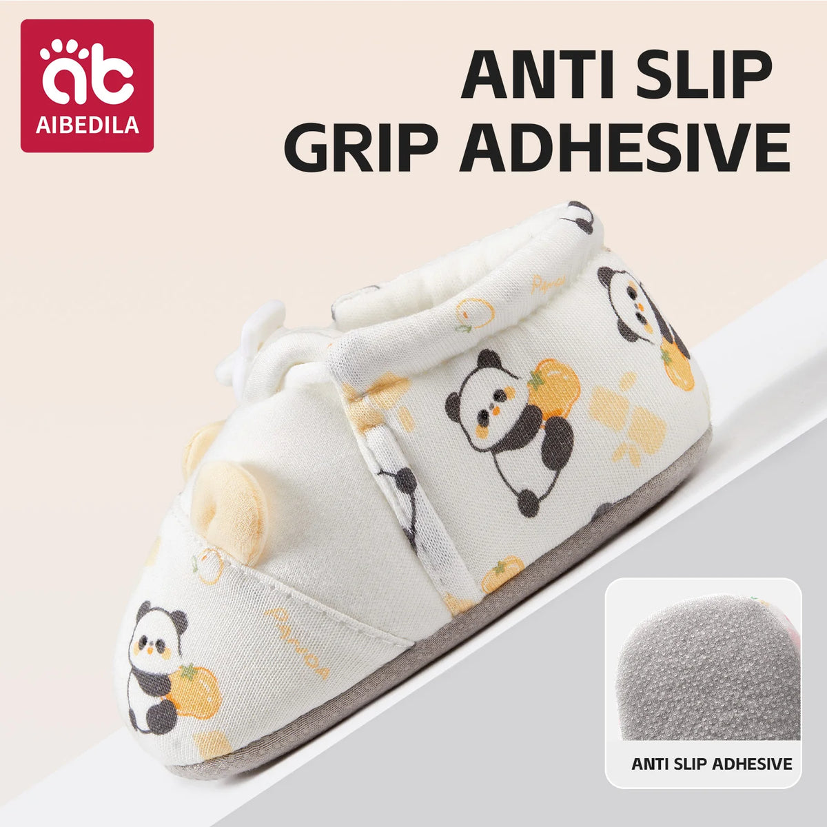 AIBEDILA, zapatos para caminar para niños, zapatos con patrón de animales de dibujos animados para recién nacidos, zapatos cálidos antideslizantes para el suelo, zapatos para niños y niñas de otoño de 10-12cm
