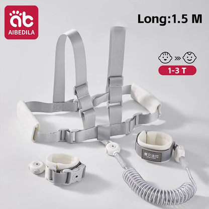 Pulsera antipérdida con bloqueo de seguridad de 1,5 m, pulsera para niños, cuerda de seguridad, pulsera para bebé, pulsera antipérdida para exteriores, cuerda de tracción