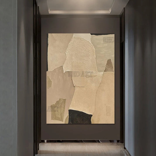 Arte de decoración del porche del hogar, pintura al óleo de calidad 100% pintada a mano, imagen de pared, arte de textura, lienzo sin marco del hotel, arte mural + paquete Switch In Art completo