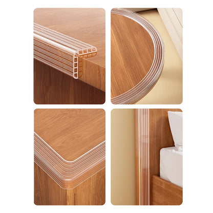 AIBEDILA Protector de Esquinas para Bebés, Tira de Protección Transparente de PVC Grueso, Protector de Seguridad para Mesas y Cajones, Anti-Colisión