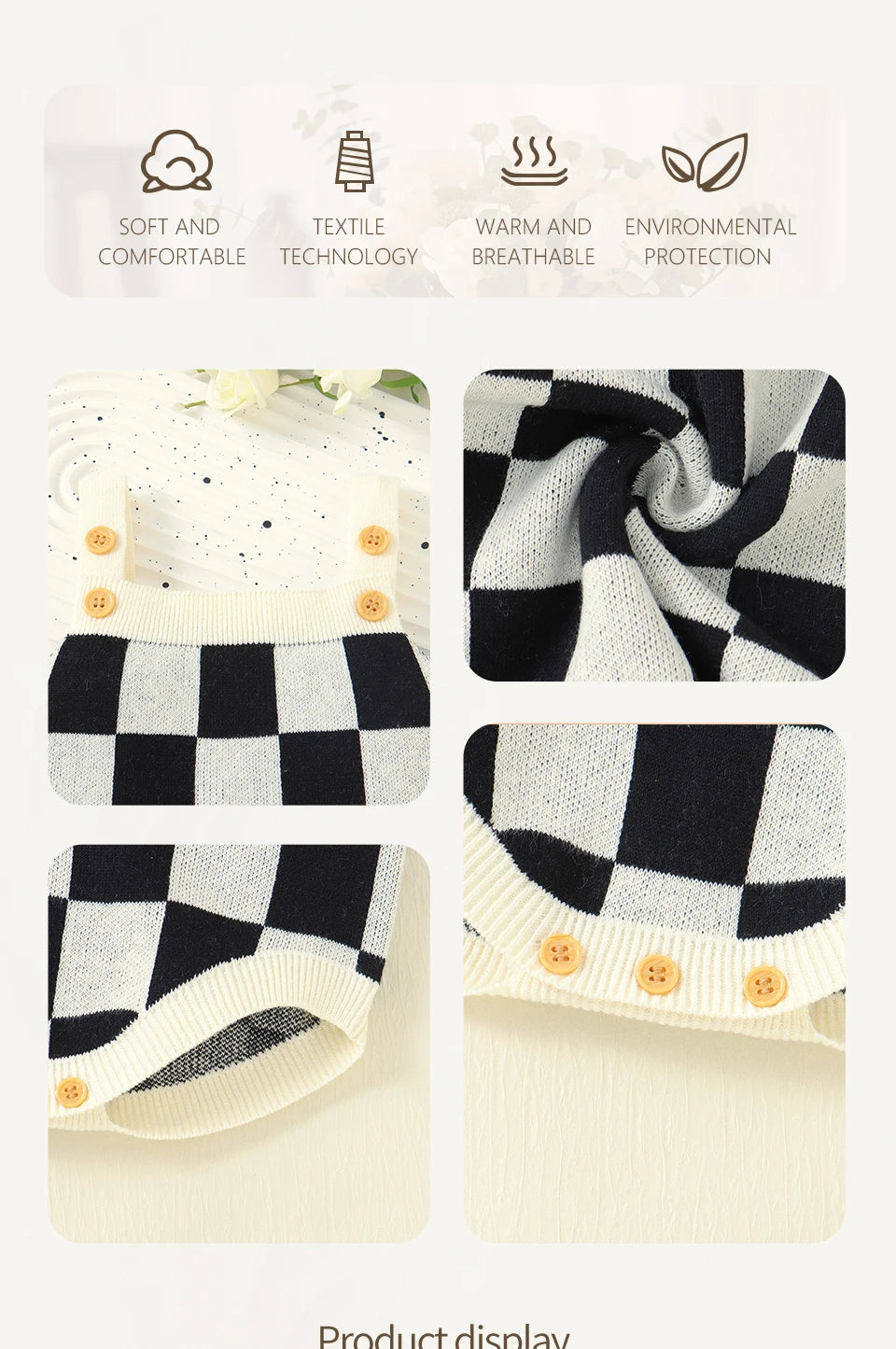 Body infantil, ropa de 0 a 18m con patrón a cuadros para recién nacidos, niños y niñas, mono informal sin mangas, mono, trajes para niños pequeños de una pieza