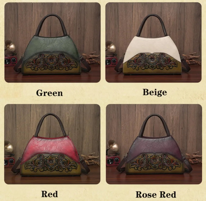 Bolso Retro de diseñador para personas mayores, bolso de hombro con relieve para oficina, regalo de alta calidad, bolso de viaje para mamá, bolso cruzado de lujo